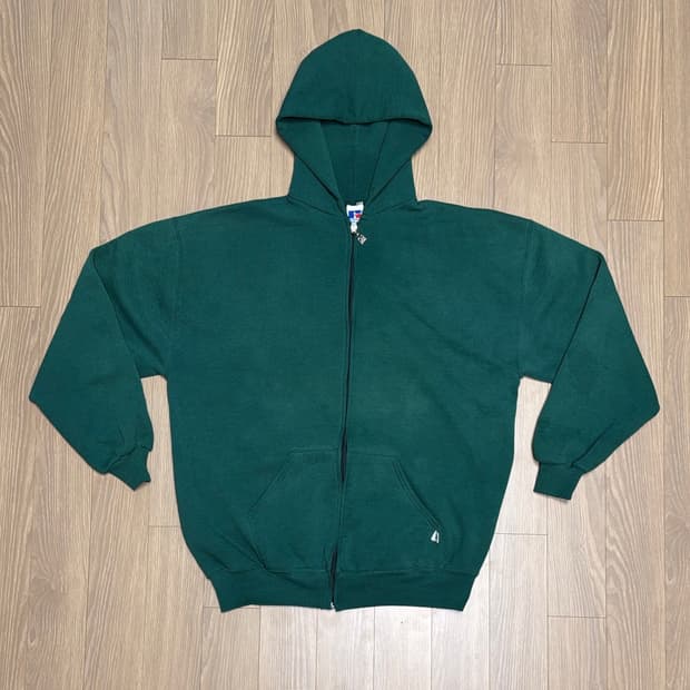 90s 러셀 애슬레틱 후드 집업