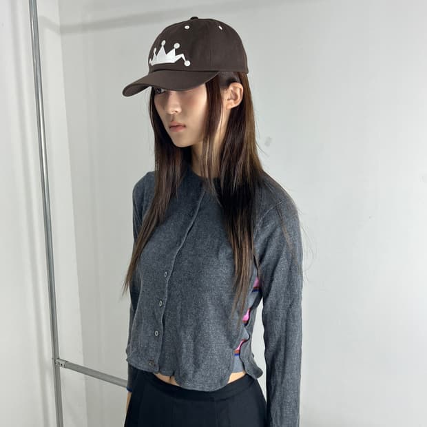 폴 스미스 사이드 스트라이프 셔링 가디건