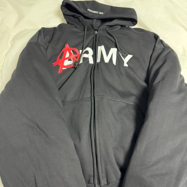 프로젝트 G/R 리버시블 후드 퍼퍼 자켓 블랙