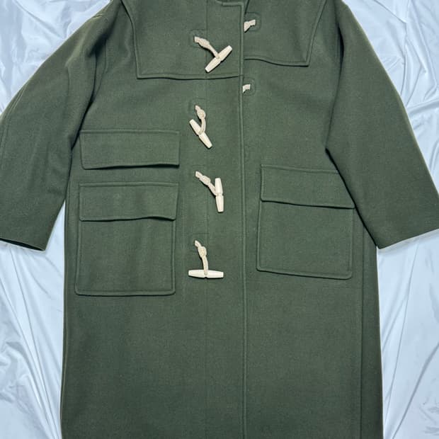 IEY 이에이 더플 코트 카키 M