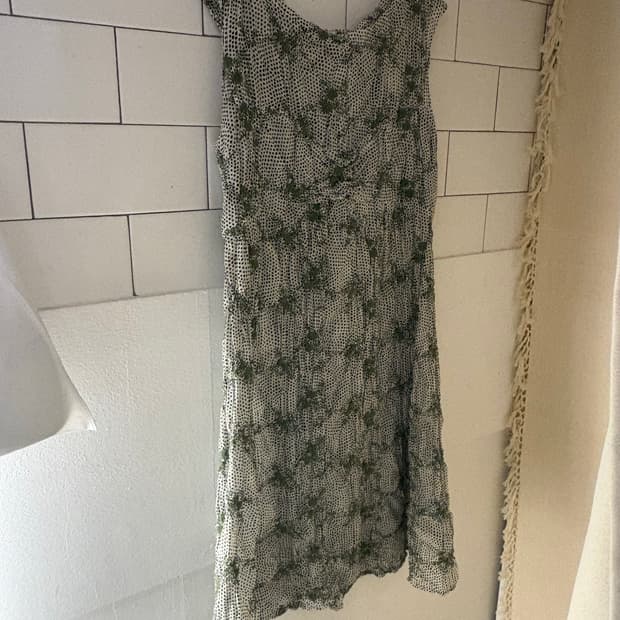 Dot seersucker Dress 원피스