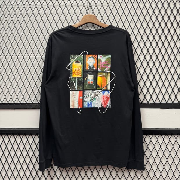 20S/S 앤더슨 벨 롱 슬리브 후면 빅 프린팅 디테일 블랙