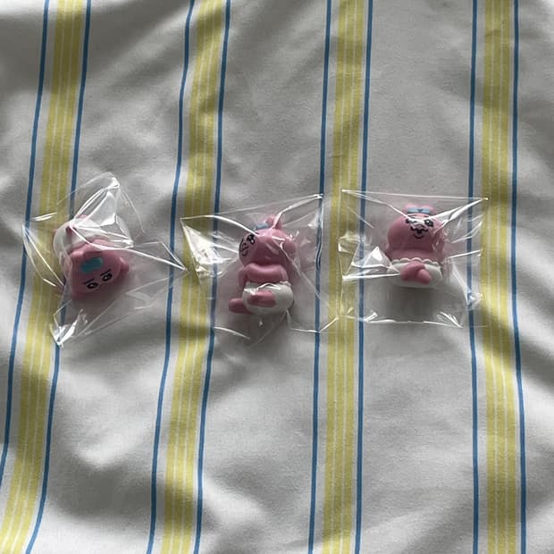 빤쮸토끼 미니피규어 3종세트