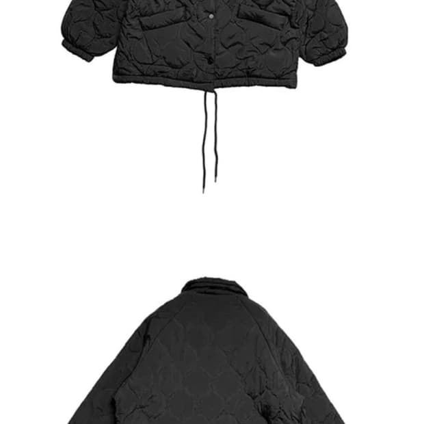 애니원모어 퀄팅 퍼 패딩