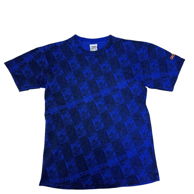 빈티지 90s 아디다스 올드 아디다스 트레포일 티셔츠 M