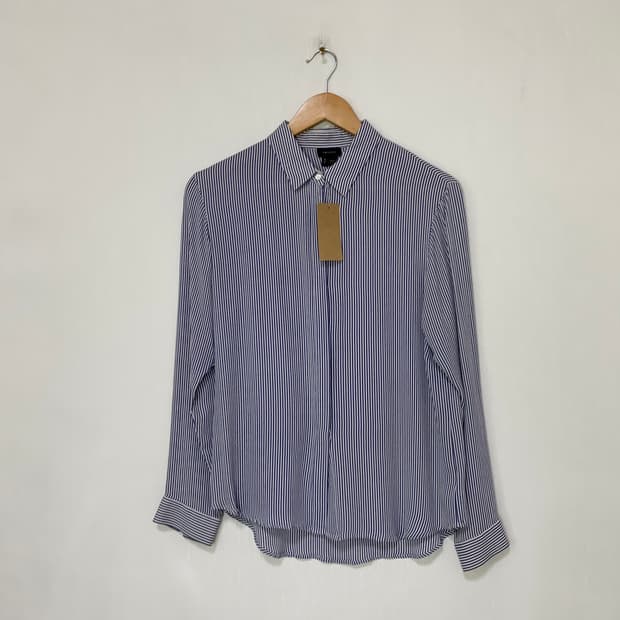 Theory 띠어리 스트라이프 여성 셔츠 블라우스