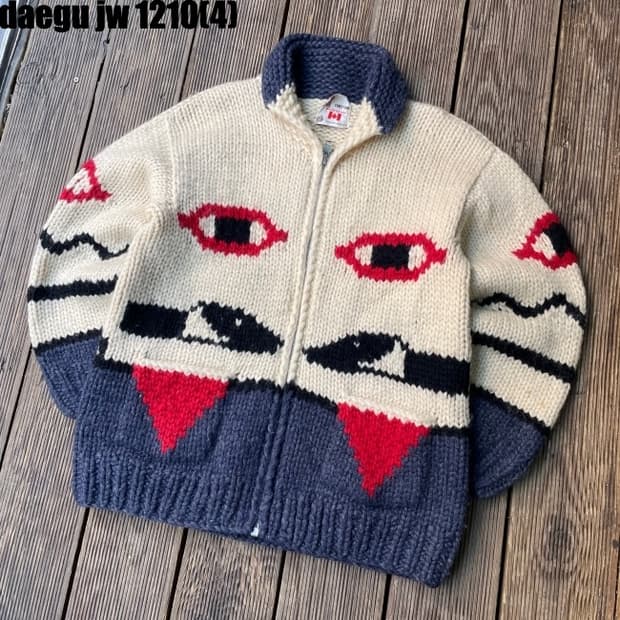 캐나다 코위찬 니트집업