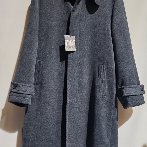 DWS COMPANY 멜란지 그레이 롱 코트