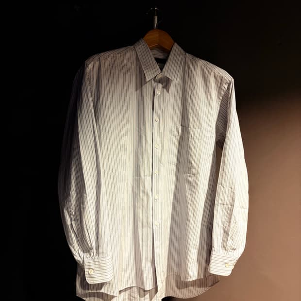 꼼데가르송 옴므 듀스 스트라이프 셔츠 