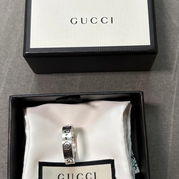 구찌 실버 고스트링 6mm / 23호