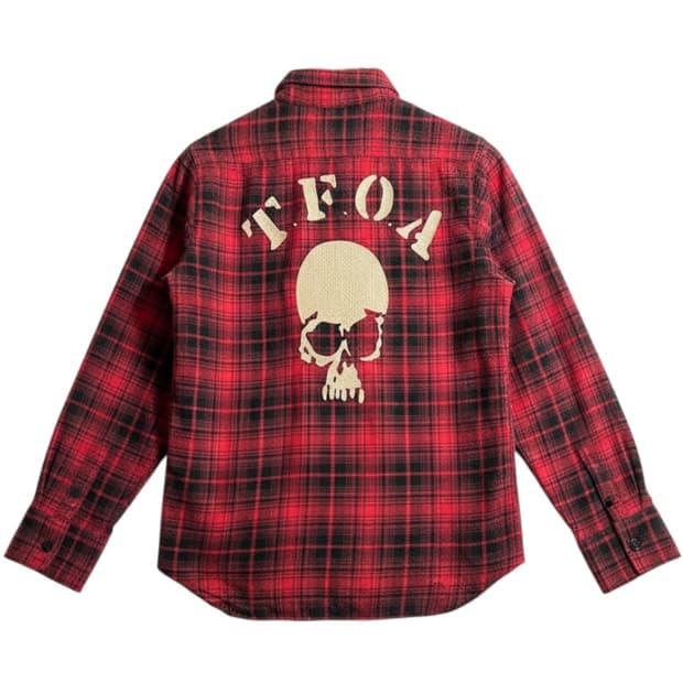 Crows X CroppedHeads T.F.O.A Check Shirt