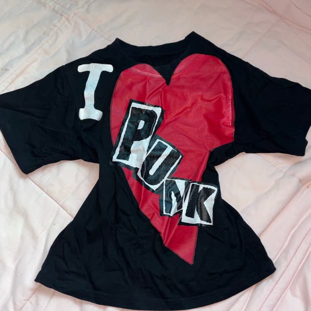 punk 펑크 반팔티 