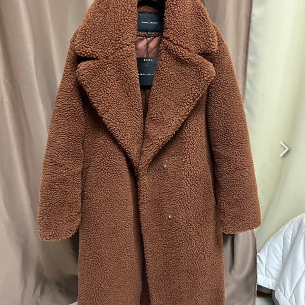 MARIELLAROSATI 브라운 뽀글이 코트 / 테디베어코트