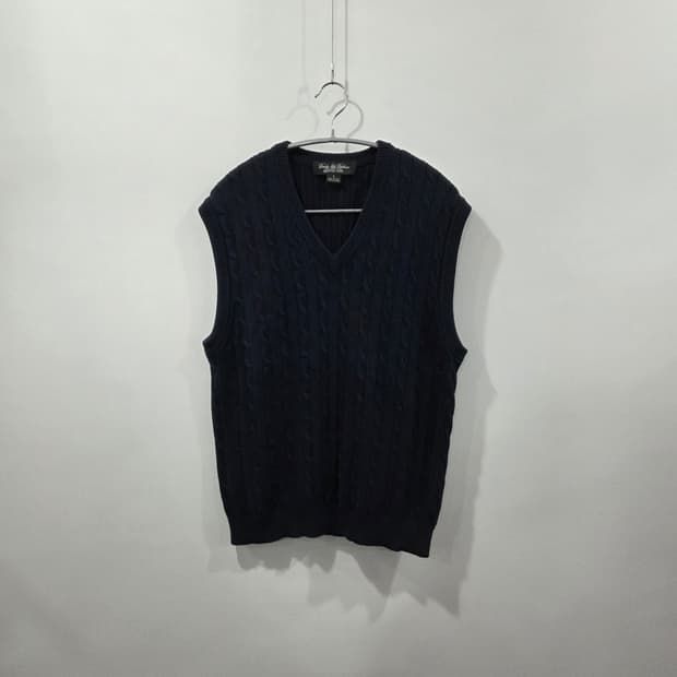 브룩스브라더스 케이블 니트 베스트 S