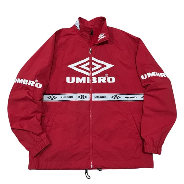 엄브로 빅로고 우븐 바람막이