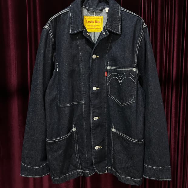  LEVI'S RED denim coverall jacket