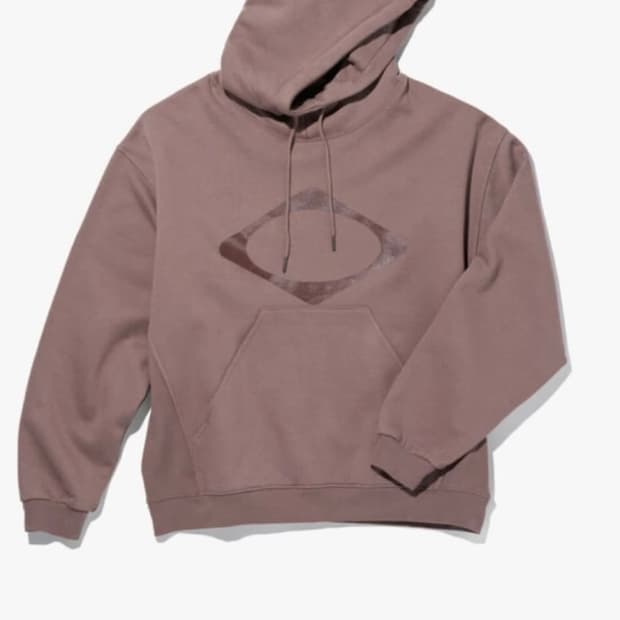 [M] 미스치프 롬버스 후드티 로즈 브라운