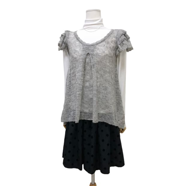 레이빔즈 니트 튜닉