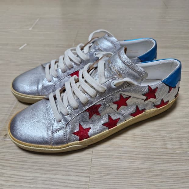 (275) 생로랑 레드스타 프린트 코트 클래식 스니커즈