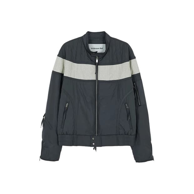 [M] 앤더슨벨 바이커 패디드 점퍼