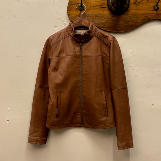 United Arrows Leather Rider Jacket