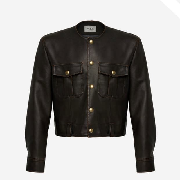 (구매)노이스 퓨어 카라 레더자켓 브라운 M사이즈 구합니다