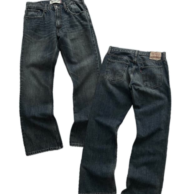 리바이스 527 로우 부츠컷 데님팬츠