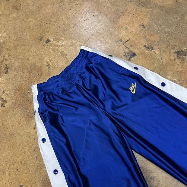 [정품/S] 나이키 블루 화이트 트랙 팬츠