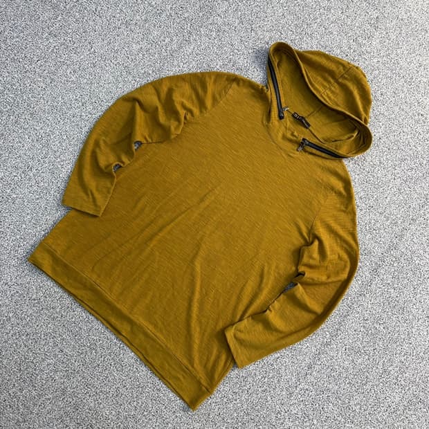 실측확인 DIO 디오 여성 후드 긴팔티 0409J