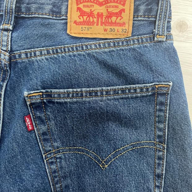 리바이스 578 Baggy Jean Medium Wash