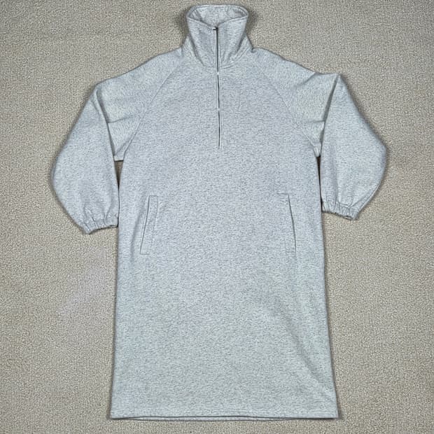 [스튜디오 톰보이] 카라 반집업 기모 원피스 | 00275