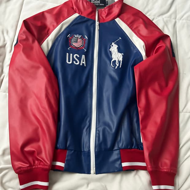 (급처)폴로 랄프로렌 빅포니 USA 레이싱 자켓