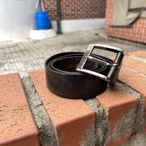 디젤 diesel 빈티지 레더 벨트