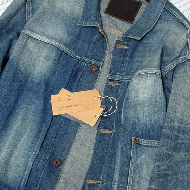 타이가타카하시 lot.703 데님 자켓 40사이즈