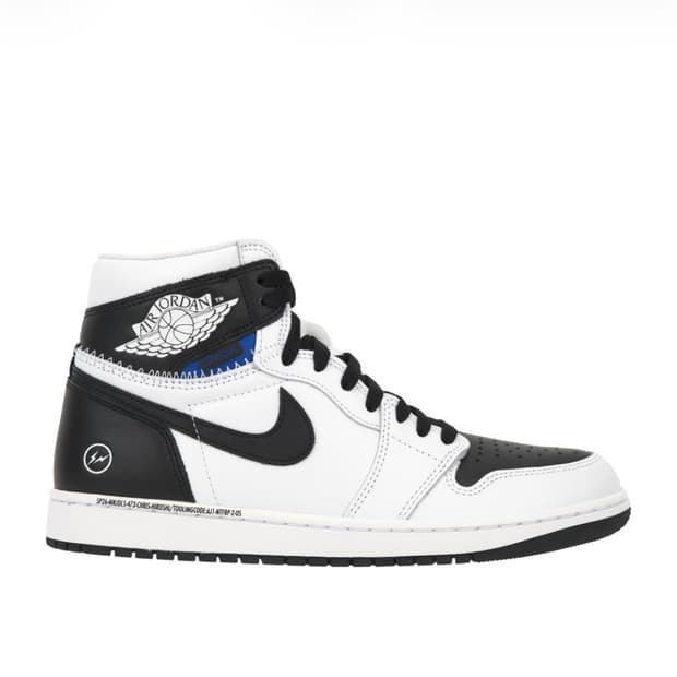 (270) 조던 1 x 프라그먼트 x 유니온 LA 하이 OG SP 화이트