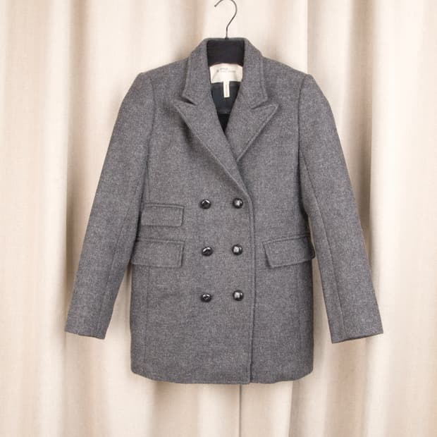 Tweed Wool Pea-coat