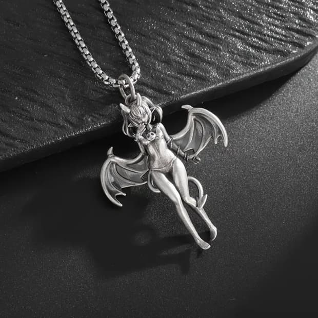 🖤 카와이 악마 빈티지 목걸이 판매🖤🐈‍⬛