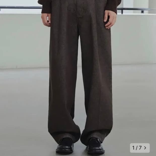 어널러코드 데님 브라운