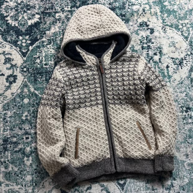 Kyber Nepal 케이버 울 니트 후드 집업(s)