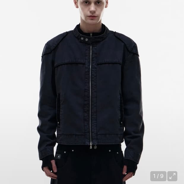 OPUS0012 EVEL BIKER JACKET CHARCOAL  L