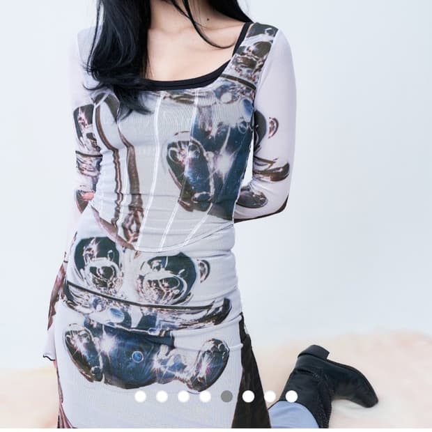 디와이도샵 Wicked Mesh corset long sleeves