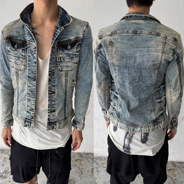 Nicole Club for Men Stretch Denim Jacket