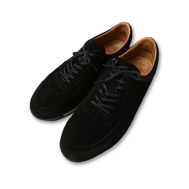 존 롭 [John Lobb] 스웨이드 레더 럭셔리 블랙 스니커즈 명품