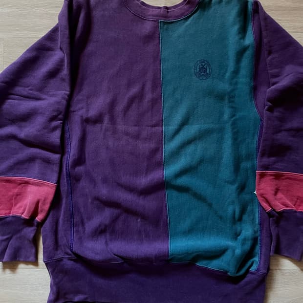 90s 챔피온 컬러블럭(COAST GUARD ACADEMY)