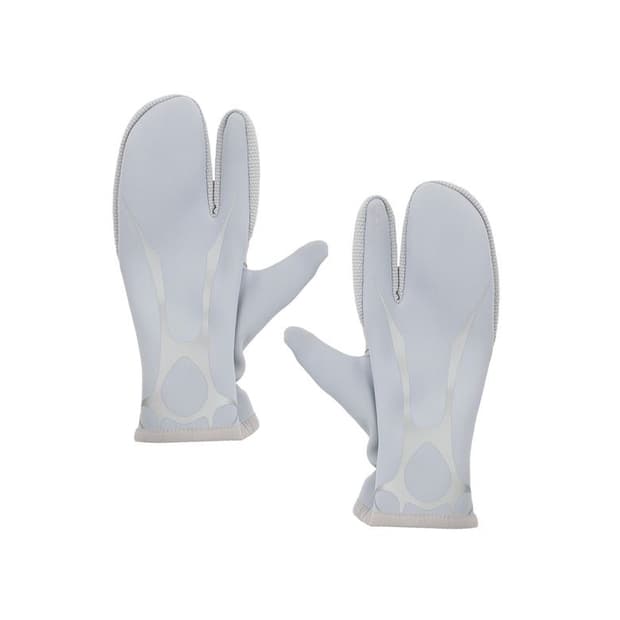 ojos Finger Hole Tabi Gloves Grey