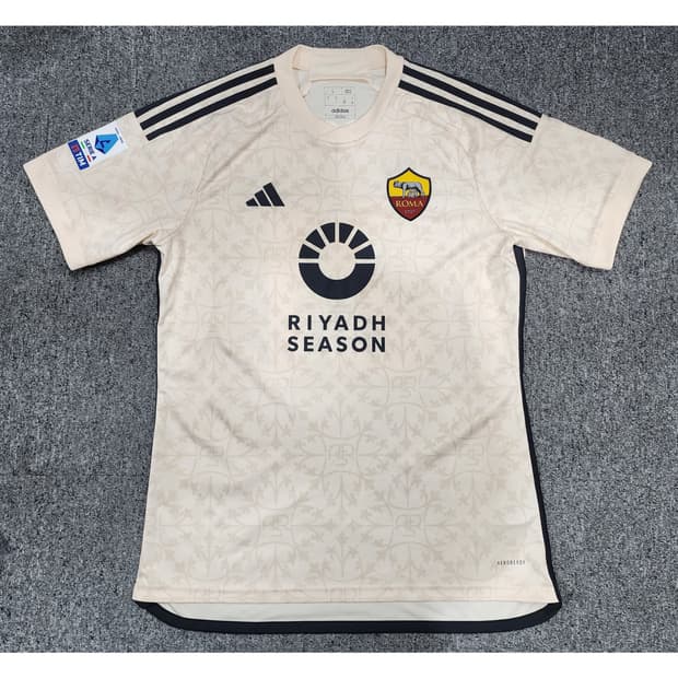 아디다스 AS로마 23-24 파울로 디발라 어웨이 축구져지 슬림핏UK L