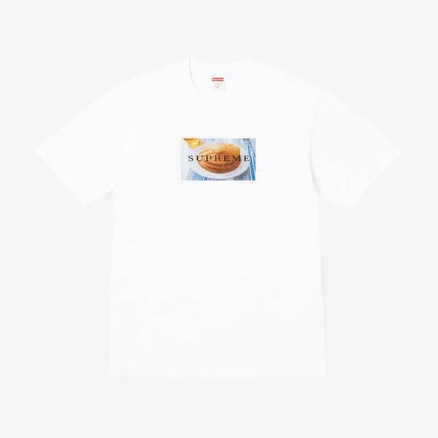 슈프림 팬케이크 티셔츠 화이트 - 25SS