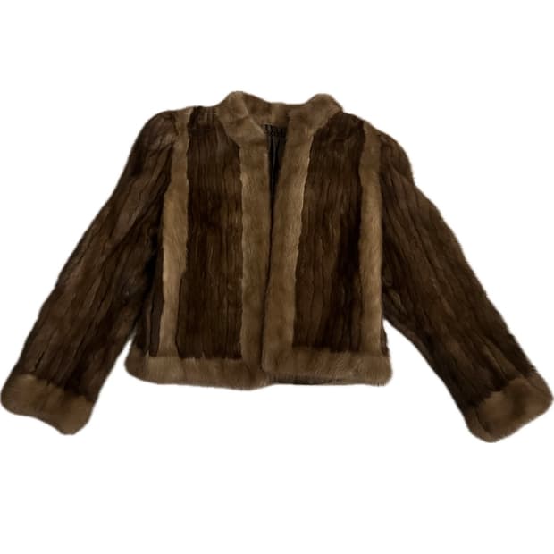 빈티지 퍼 제킷