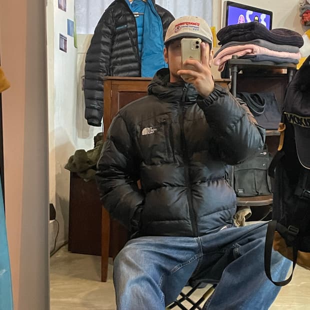 노스페이스 구스다운 패딩 700 L
