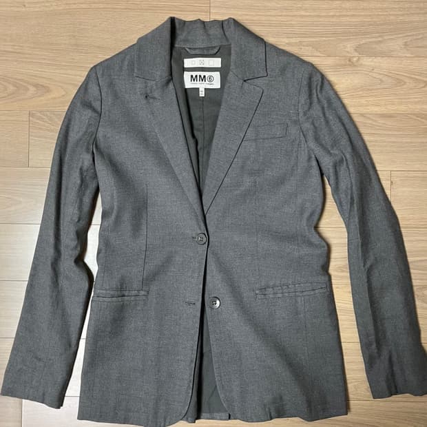 MM6 그레이 기본 자켓 